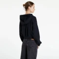 Толстовка жіноча Nike W NSW CLUB FLC GX CROP HDY чорна DQ5850-010