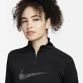 Реглан для бега женский Nike SWOOSH черный FB4687-010