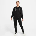 Толстовка женская Nike FLC PARK20 FZ HOODIE черная CW6955-010