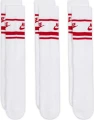 Носки Nike U NS EVER DA ESSENTIAL CR бело-красные (3 пары) DX5089-102