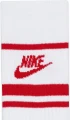 Носки Nike U NS EVER DA ESSENTIAL CR бело-красные (3 пары) DX5089-102