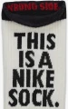 Носки Nike U NK ED PLS CSH CRW 1P 144 CKY черно-белые FB3272-635
