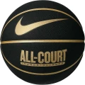 Баскетбольний м'яч Nike EVERYDAY ALL COURT 8P чорно-золотий Розмір 7 N.100.4369.070.07