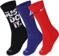 Носки Nike U NK EVERYDAY PLUS CUSH CREW разноцветные (3 пары) DH3822-905