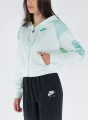 Толстовка жіноча Nike W NSW AIR FLC TOP FZ світло-зелена DM6063-394