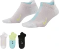 Шкарпетки жіночі Nike W NK EVERYDAY PLUS LTWT NS кольорові (3 пари) CV2964-911
