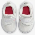Кроссовки детские Nike TEAM HUSTLE D 11 (TD) бело-красные DV8995-102