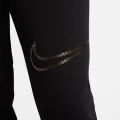 Спортивные штаны женские Nike NS CLUB FLC SHINE MR PANT черные FB8760-010
