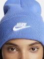 Шапка Nike U PEAK BEANIE TC FUT L голубая FB6528-450