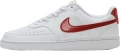 Кросівки жіночі Nike COURT VISION LO NN біло-червоні DH3158-104