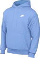 Толстовка Nike CLUB HOODIE PO BB голубая BV2654-450