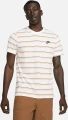 Футболка Nike M TEE CLUB STRIPE бело-оранжево-красная DZ2985-100