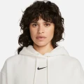 Худи женское Nike W NSW PHNX FLC OS PO HOODIE белое DQ5860-133