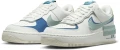 Кроссовки женские Nike AIR FORCE 1 SHADOW бело-сине-мятные DZ1847-101