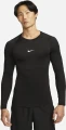 Термобелье футболка Nike DF TIGHT TOP LS черная FB7919-010