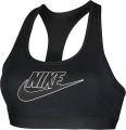 Топ жіночий Nike W NK SWSH MED SPT FUTURA BRA чорний FB4080-010