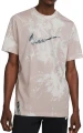 Футболка Nike M NK DF TEE RUN DIVISN AOP бежево-белая DZ2729-030