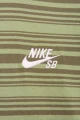 Футболка Nike U NK SB TEE M90 STRIPE SP24 зелено-коричневая FQ3711-386