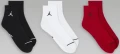 Носки Nike JORDAN U J ED CUSH POL A LE 3PR 144 черно-бело-красные (3 пары) DX9655-902