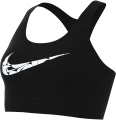 Топ жіночий Nike W NK SWSH LS HBR BRA чорний FN2898-010