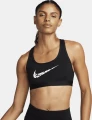 Топ жіночий Nike W NK SWSH LS HBR BRA чорний FN2898-010