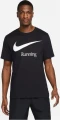 Футболка Nike M NK DF RUN HBR FS черная DB5589-010