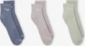 Шкарпетки Nike U NK EVRY PLS CSH ANK 3PR 132 фіолетово-рожево-сірі (3 пари) SX6890-933