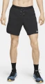 Шорты для бега Nike M NK DF FLX STRD 2IN1 SHRT 7IN черные CJ5471-010