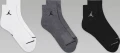 Носки Nike JORDAN U J ED CUSH POLY ANKLE 3PR 144 бело-серо-черные (3 пары) DX9655-911