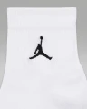 Носки Nike JORDAN U J ED CUSH POLY ANKLE 3PR 144 бело-серо-черные (3 пары) DX9655-911