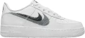 Кроссовки детские Nike AIR FORCE 1 GS белые FD0694-100