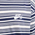 Футболка Nike U NK SB TEE M90 STRIPE SP24 бело-темно-синяя FQ3711-410