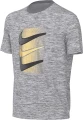 Футболка підліткова Nike U NSW TEE CORE BRANDMARK 4 сіра DX9525-063