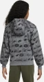 Худи подростковое Nike K NSW CLUB FT HDY AOP серое FN8741-084