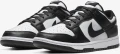 Кросівки Nike DUNK LOW RETRO біло-чорні DD1391-100
