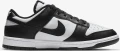 Кросівки Nike DUNK LOW RETRO біло-чорні DD1391-100
