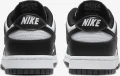 Кросівки Nike DUNK LOW RETRO біло-чорні DD1391-100