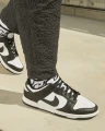 Кросівки Nike DUNK LOW RETRO біло-чорні DD1391-100