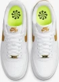 Кроссовки женские Nike AIR FORCE 1 '07 NEXT NATURE бело-золотые DN1430-104