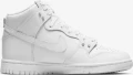Кроссовки женские Nike DUNK HIGH PEARL WHITE белые DM7607-100