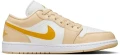 Кроссовки женские Nike JORDAN 1 LOW оранжево-белые DC0774-170