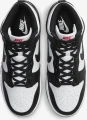 Кросівки жіночі Nike W DUNK HIGH біло-чорні DD1869-103