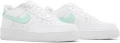 Ккросівки підліткові Nike AIR FORCE 1 GS біло-м'ятні CT3839-105