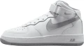 Ккросівки підліткові Nike AIR FORCE 1 MID (GS) біло-сірі DH2933-101