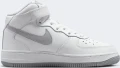 Ккросівки підліткові Nike AIR FORCE 1 MID (GS) біло-сірі DH2933-101