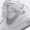 Ккросівки підліткові Nike AIR FORCE 1 MID (GS) біло-сірі DH2933-101
