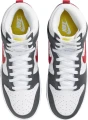 Кроссовки Nike DUNK HIGH RETRO бело-серо-красные FD0668-001