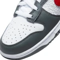 Кроссовки Nike DUNK HIGH RETRO бело-серо-красные FD0668-001