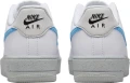 Кроссовки подростковые Nike AIR FORCE 1 CRATER (GS) бело-голубые DV3485-100