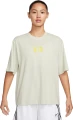 Футболка баскетбольна жіноча Nike W NK TEE SABRINA BOXY бежева FJ2701-020